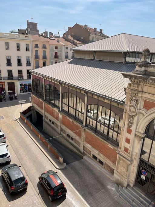 Vue Sur La Place Des Halles, Art Apparts Béziers Extérieur photo