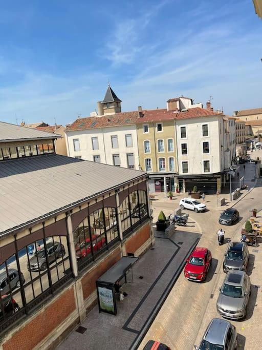 Vue Sur La Place Des Halles, Art Apparts Béziers Extérieur photo